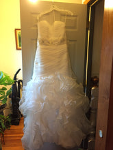 Load image into Gallery viewer, Pronovias &#39;Garza Paris&#39; size 8 sample wedding dress front view on hanger
