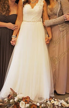 Load image into Gallery viewer, Mori Lee &#39;5368&#39; size 8 used wedding dress front view on bride
