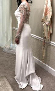 Pronovias 'Orsola' size 4 new wedding dress side view on bride