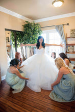 Load image into Gallery viewer, Hayley Paige &#39;Londyn&#39; size 6 used wedding dress front view on bride
