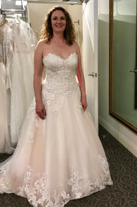Jewel 'V3836' wedding dress size-10 NEW