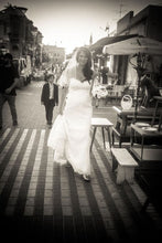 Load image into Gallery viewer, Romona Keveza &#39;L367&#39; size 8 used wedding dress front view on bride

