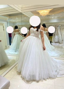 Allure Bridals 'E205' wedding dress size-08 NEW
