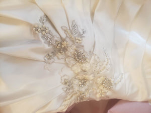 Blue 'GHIMBI' wedding dress size-16 SAMPLE