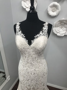 Mori Lee '8115' wedding dress size-04 PREOWNED