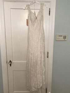 BHLDN 'Reinhart' size 6 new wedding dress front view on hanger