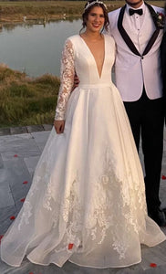 Pronovias 'Brown ' wedding dress size-02 PREOWNED