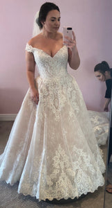Allure Bridals 'C461' wedding dress size-14 NEW