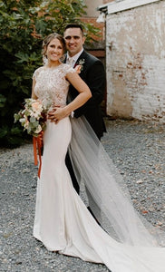 Kelly Faetanini 'Bardot' wedding dress size-08 PREOWNED