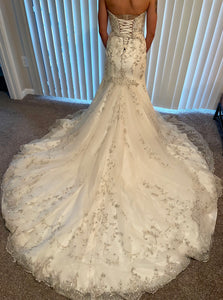 Mary's Designer Bridal Boutique '8675' wedding dress size-04 NEW