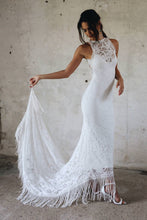 Load image into Gallery viewer, Grace Loves Lace &#39;Edie&#39; size 8 used wedding dress front view on model
