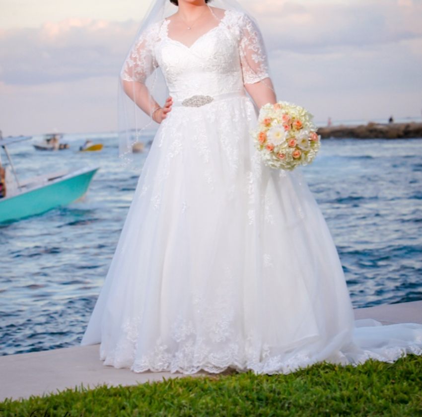 Stella York 'SY016563' wedding dress size-16 PREOWNED