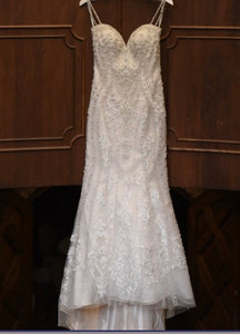 kenneth winston '1615' wedding dress size-02 PREOWNED