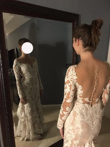 Demetrios 'Azul  717' wedding dress size-04 SAMPLE