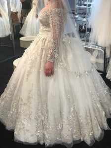 Ysa Makino 'custom' wedding dress size-08 NEW