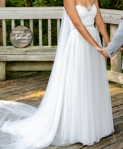 Wtoo 'Della' wedding dress size-04 PREOWNED