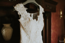 Load image into Gallery viewer, Saiid Kobeisy WE.3074 &#39;Off Shoulder Mermaid&#39; size 8 used wedding dress front view close up
