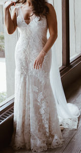 Ines Di Santo 'Anna' wedding dress size-10 PREOWNED