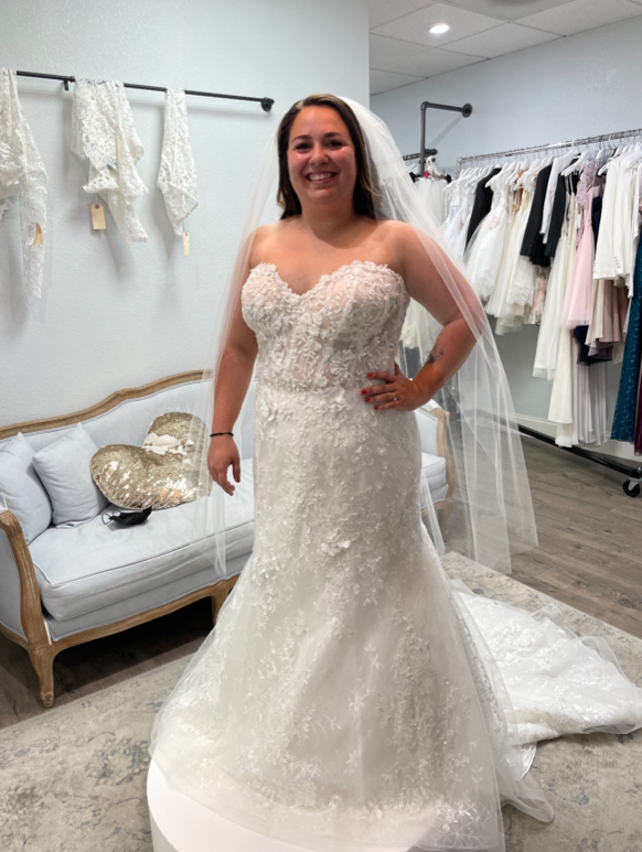 Wtoo 'Larson' wedding dress size-14 SAMPLE