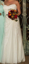 Load image into Gallery viewer, Henry Roth &#39;Bliss&#39; size 8 used wedding dress front view on bride
