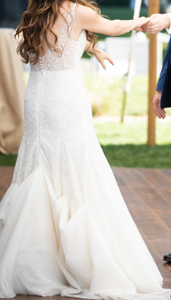 Enaura 'Blythe' wedding dress size-00 PREOWNED