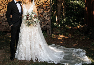 Mark Ingram 'Angela' wedding dress size-02 PREOWNED