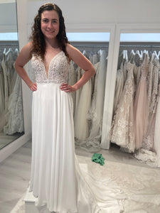 Rebecca Ingram 'Nicole' wedding dress size-10 SAMPLE