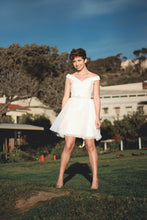 Load image into Gallery viewer, Iselle Bridal &#39;Anne&#39; size 8 used wedding dress front view on bride
