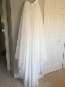 Allure Bridals '2010' size 2 new wedding dress front view on hanger