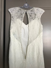 Load image into Gallery viewer, Mori Lee &#39;5214&#39; size 12 new wedding dress back view on hanger
