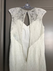 Mori Lee '5214' size 12 new wedding dress back view on hanger