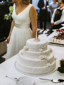 THEIA 'Fabienne' wedding dress size-06 PREOWNED