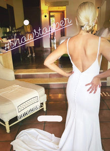 Alyssa Kristin 'Emerson ' wedding dress size-04 PREOWNED