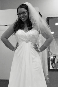 Bill Levkoff Classics 'Bridal gown' wedding dress size-14 PREOWNED