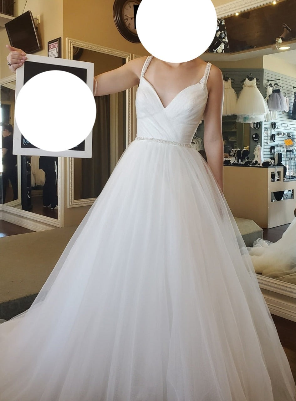Allure Bridals 'Romance-3308' wedding dress size-08 NEW