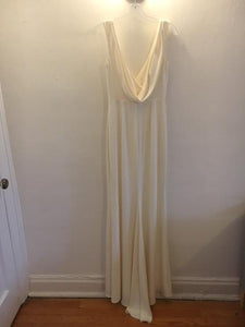 Badgley Mischka 'Livia' size 2 sample wedding dress back view on hanger