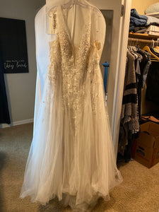 Wtoo 'Seeley #13713' wedding dress size-20 NEW