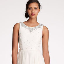 Load image into Gallery viewer, J Crew &#39;Crystalline&#39; size 0 used wedding dress front view close up

