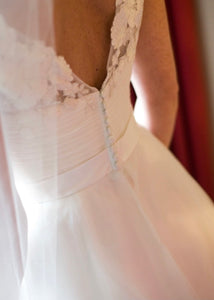 JUSTIN ALEXANDER '3773' wedding dress size-02 PREOWNED