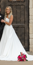 Load image into Gallery viewer, Alyne &#39;Windsor with Crawford overskirt&#39; wedding dress size-02 PREOWNED
