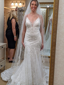 Allure Bridals '59501060' wedding dress size-00 NEW