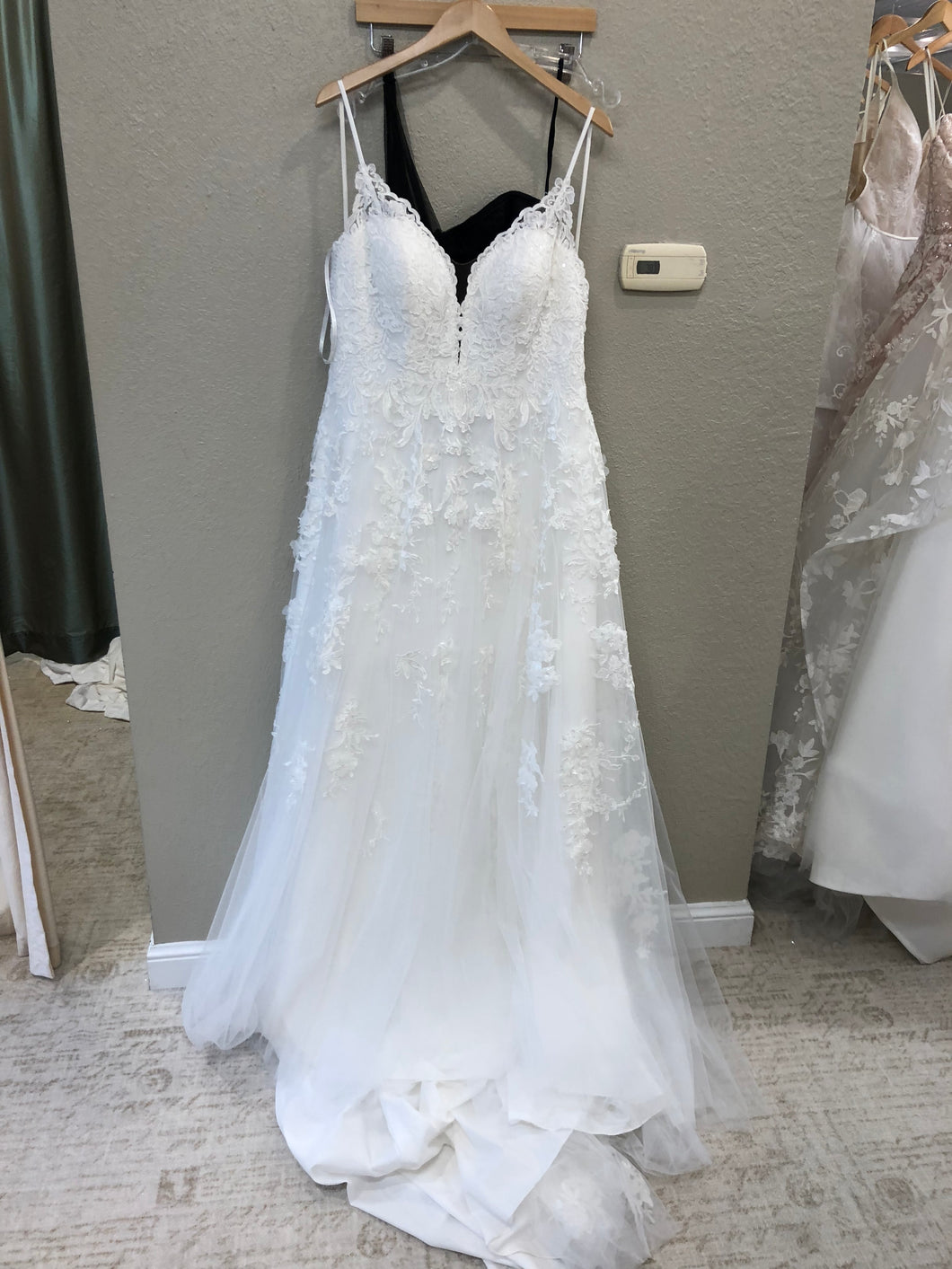 Essence of Australia 'D2453' size 20 new wedding dress front view on hanger