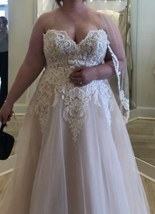 Maggie Sottero 'Vanessa' wedding dress size-12 NEW