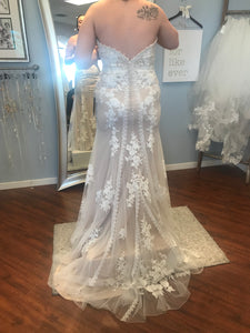 Lillian West '66009' wedding dress size-12 NEW