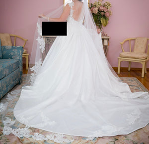 Pnina Tornai 'Top from 4717 and bottom from 4422' wedding dress size-14 PREOWNED