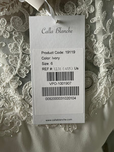 Calla Blanche 'Emma 19119' wedding dress size-04 NEW