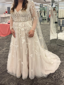 Galina Signature 'SWG820' wedding dress size-14 NEW