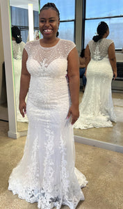 Sottero and Midgley '8SS520' wedding dress size-12 SAMPLE