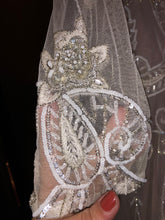 Load image into Gallery viewer, Hayley Paige &#39;Hayley&#39; size 20 used wedding dress close up of fabric
