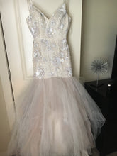 Load image into Gallery viewer, Hayley Paige &#39;Honor&#39; size 2 used wedding dress front view on hanger

